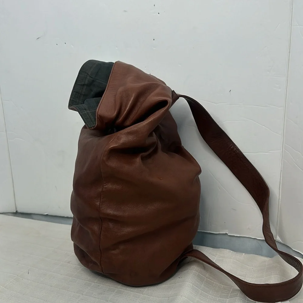Fausto Santini Schott Made in Italy leather sac bag
